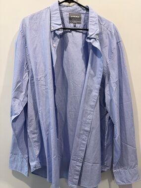 Bonobos Light Blue Button-Down Shirt Jacket